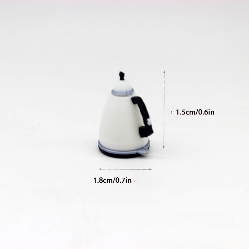 Mini Bread Machine & Kettle Dollhouse Food Play Set