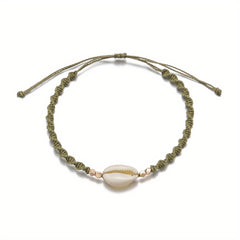 Shell Shape Beads Anklet Bracelet for Women & Girls