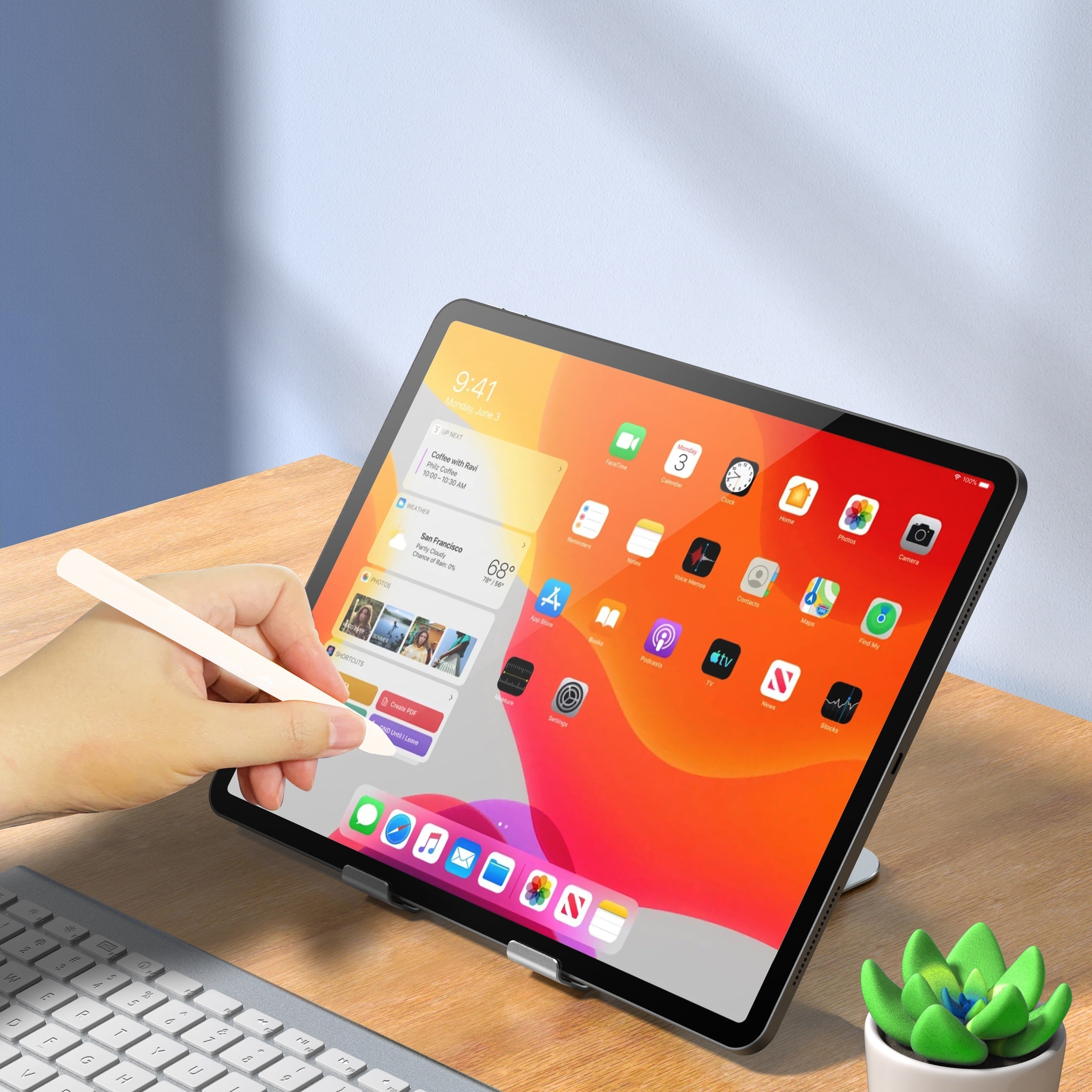 Adjustable Aluminum Alloy Laptop Tablet Stand Up To 17 Laptop