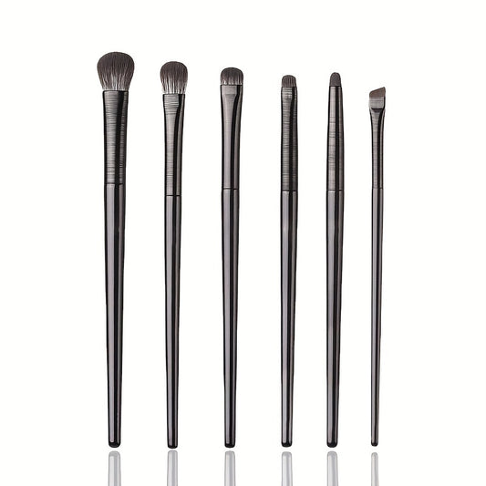 6pcs Soft Synthetic Eye Makeup Brushes Set for Eyeshadow Blending