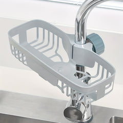 Sponge Holder Over Faucet Kitchen Sink Caddy Organizer