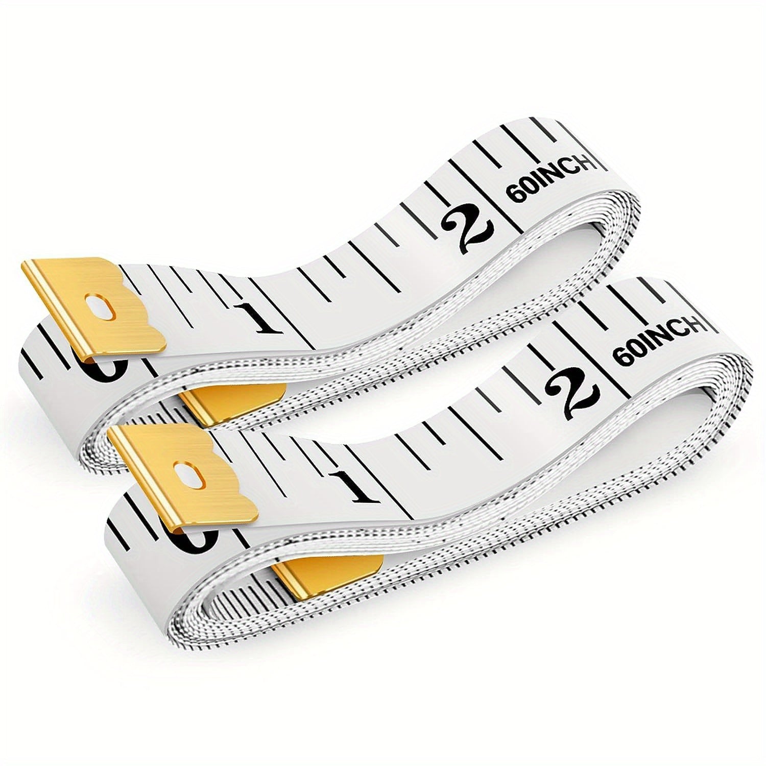 2pcd Tape Measure Soft Ruler 60 Inch Double Sided Fabric Sewing Weight Loss