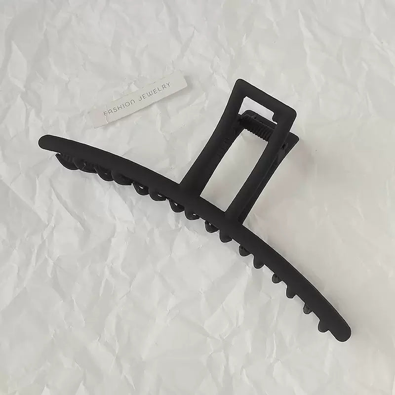 Solid Frosted Hair Clip Large Strong Hold Jaw Hair Clamps