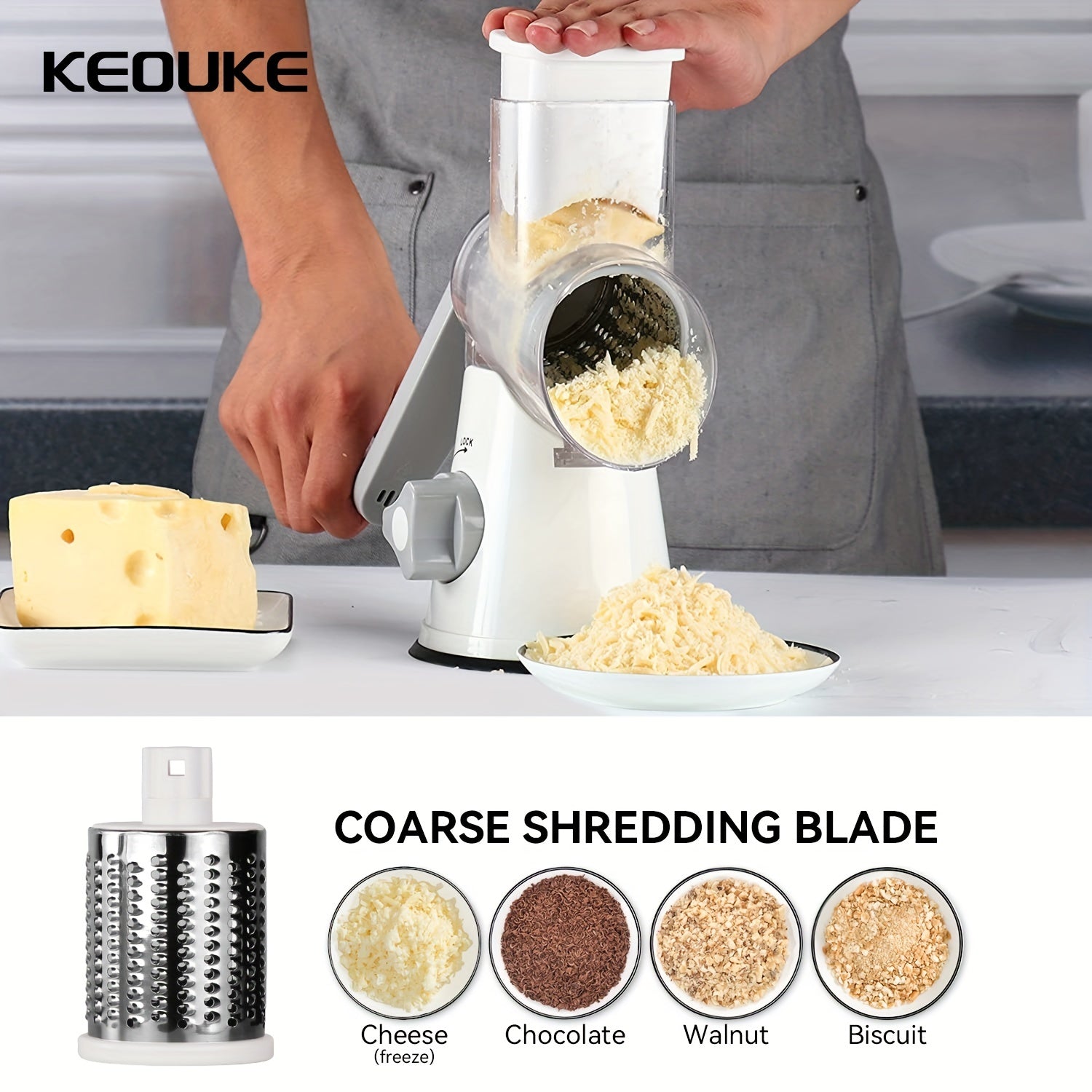 Multifunctional Cheese Grater Vegetable Slicer