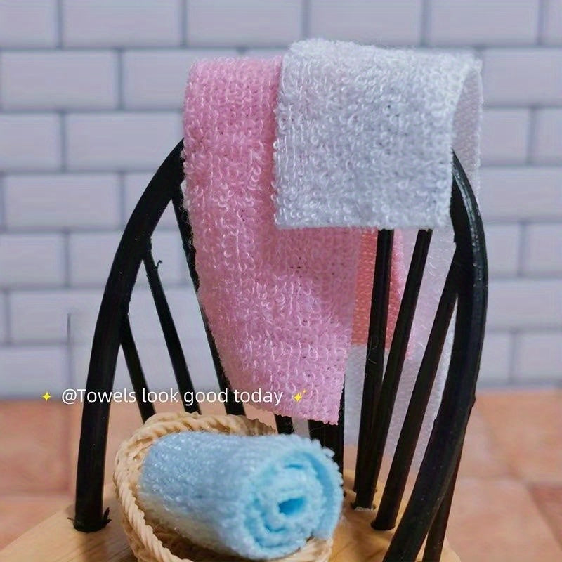 Dollhouse Towel Mini Scene Model 3pcs Set