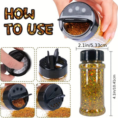 Golden & Green Powder Glitter for Sparkling Makeup