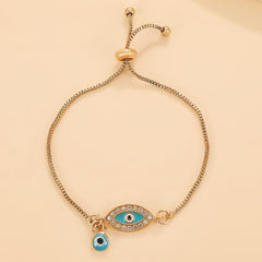 Devil's Eye Shaped Chain Bracelet - Unisex Clothing Accessory