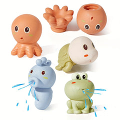 Ocean Animal Model Bath Toys for Babies & Toddlers