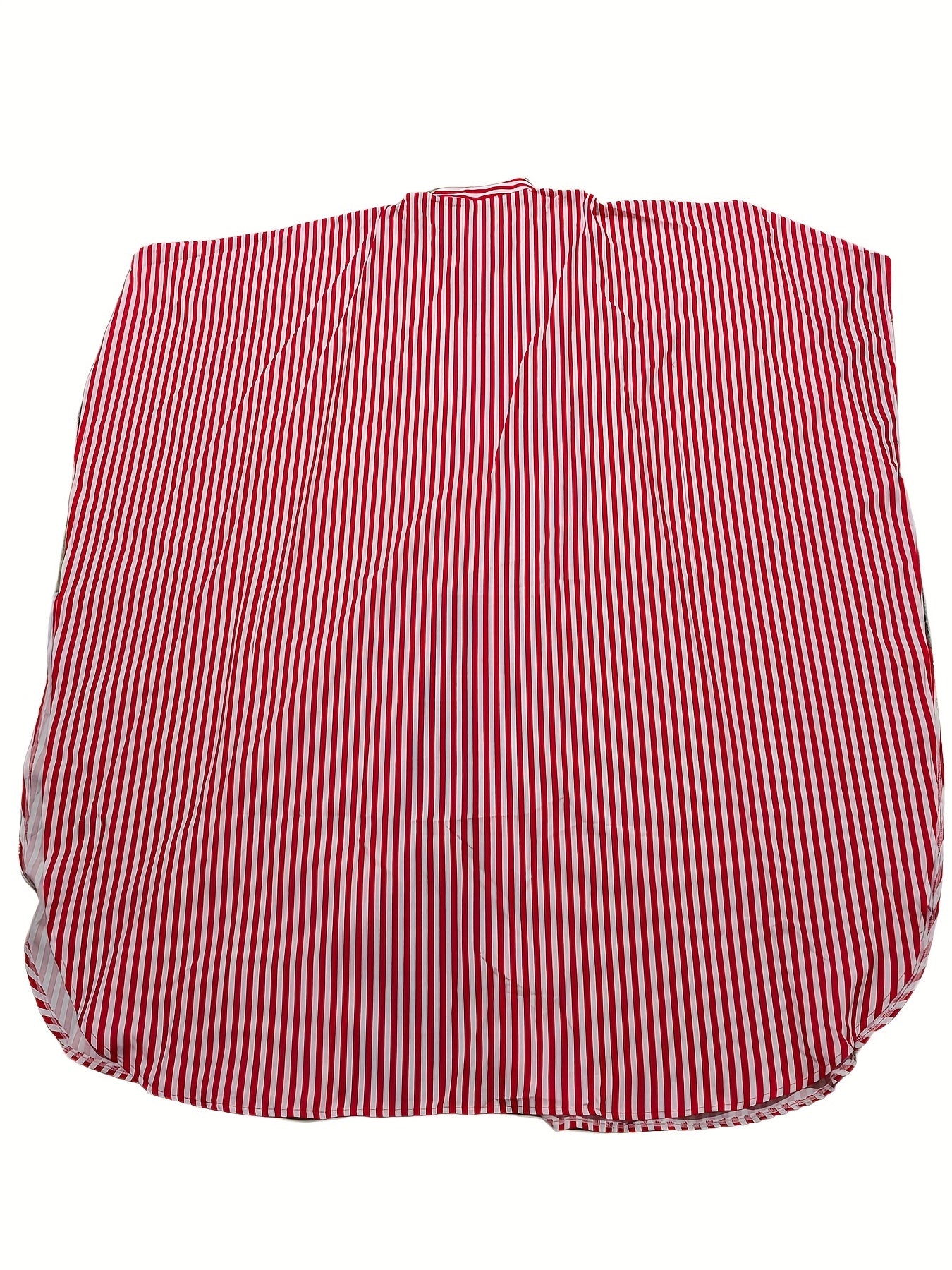  Stripe Print Maxi Shirt Dress