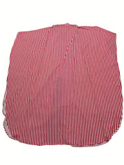  Stripe Print Maxi Shirt Dress