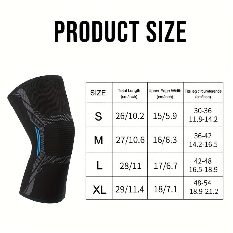 2pcs Knitted Running Knee Pads Leg Warmers Elastic Support
