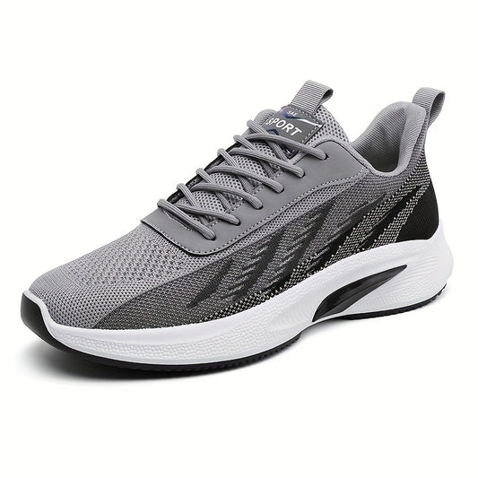 Men's Lightweight Woven Knit Sport Shoes for Running