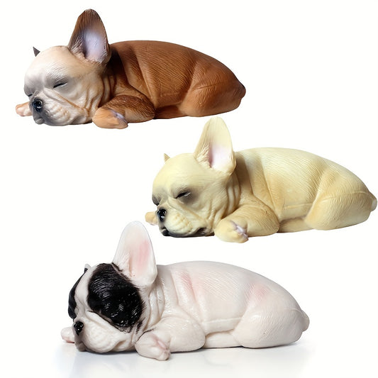 Cute Mini French Bulldog Toy for Kids and Car Decoration