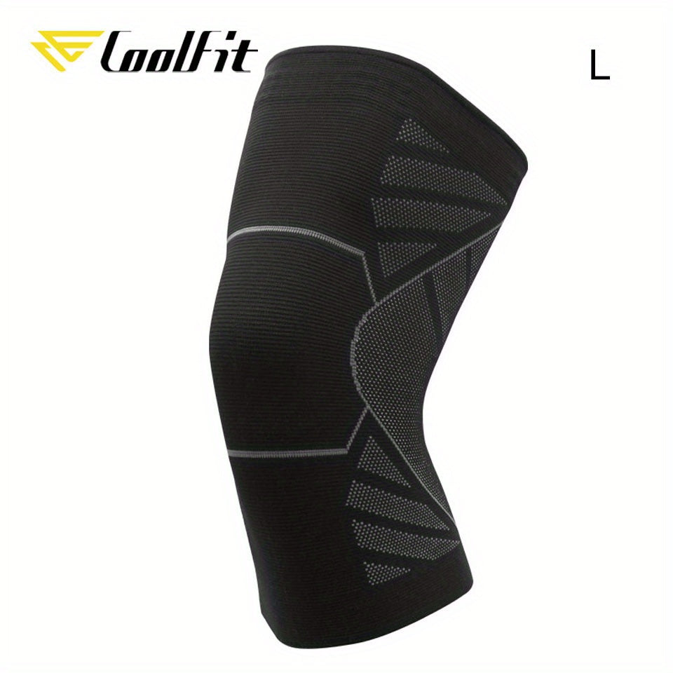 Thin Elastic Sports Knee Pad Non-slip Knee Sleeve for Basketball Jogging