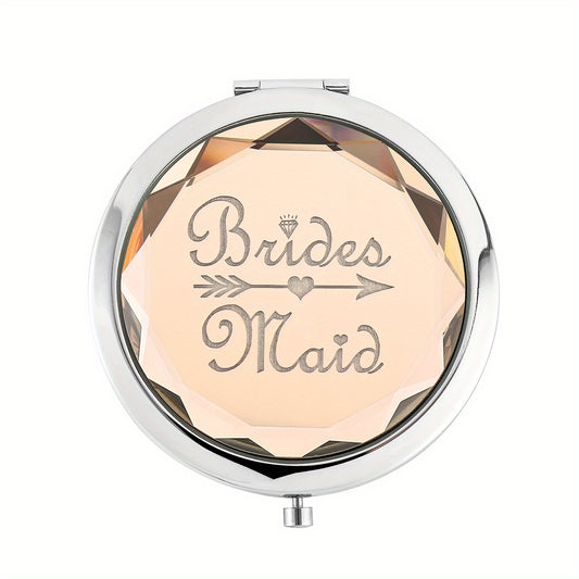 Crystal Makeup Mirror for Bridesmaid Proposal