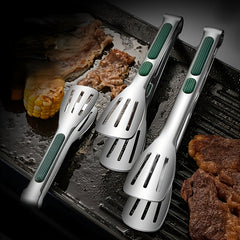 2pcs Serving Tongs Food Tongs Barbecue Tongs Fruit Tongs Bread Tongs