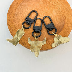 Alloy Pendant Keychain Set: Cowboy Hat, Boots, Bullhead Key Chain