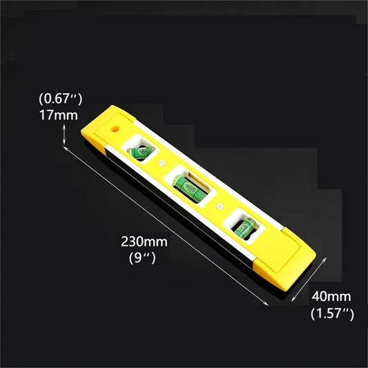 3-in-1 Aluminum Beam Level, Magnetic Bubble, Durable Tool