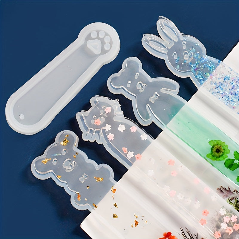 Animal Shape Bookmark Silicone Mold for DIY Epoxy Resin Molds