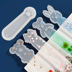 Animal Shape Bookmark Silicone Mold for DIY Epoxy Resin Molds