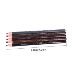 Waterproof Eyebrow Pen 5 Vibrant Colors for High Pigmented Makeup