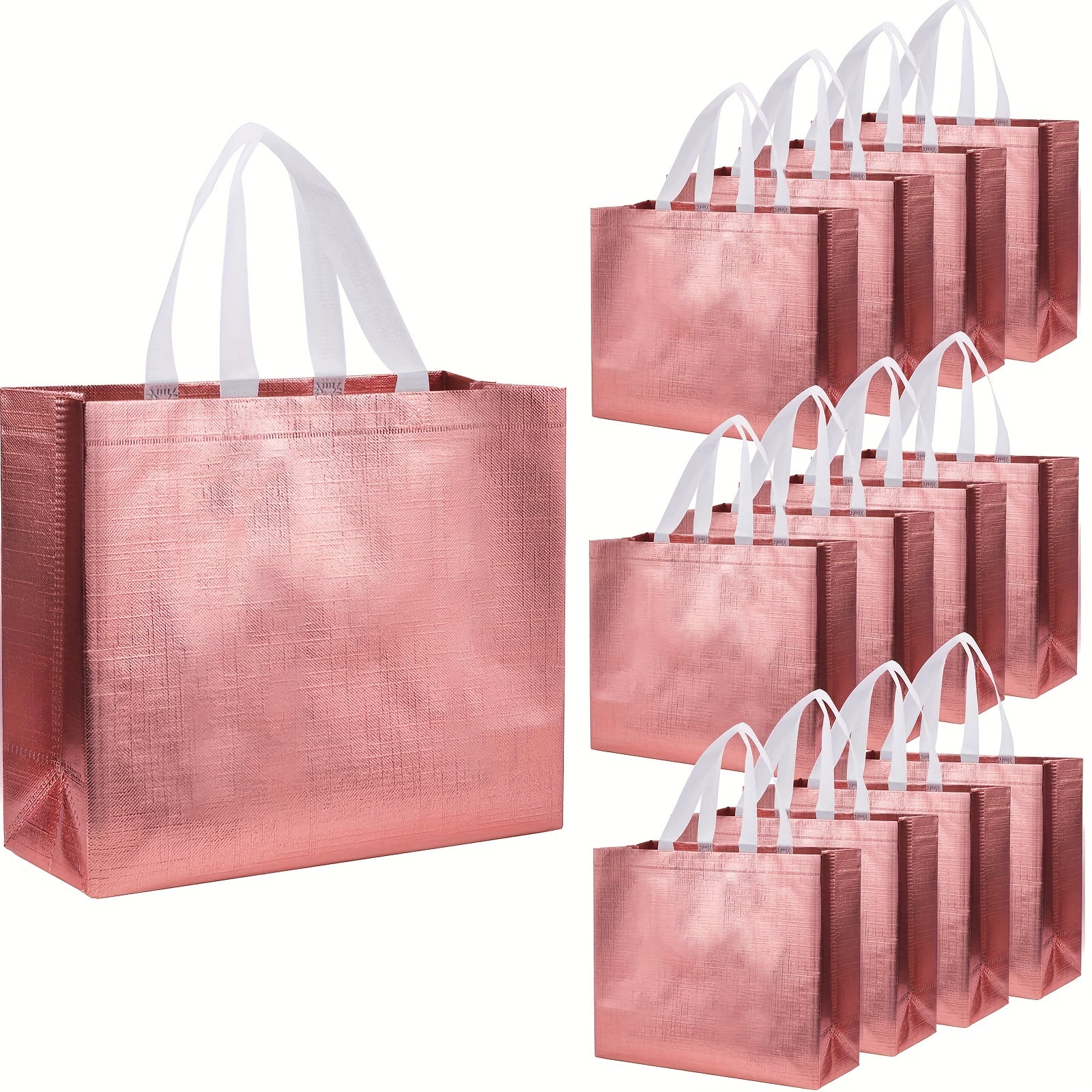 12pcs Rose Gift Bags for Weddings Bridesmaids Birthdays