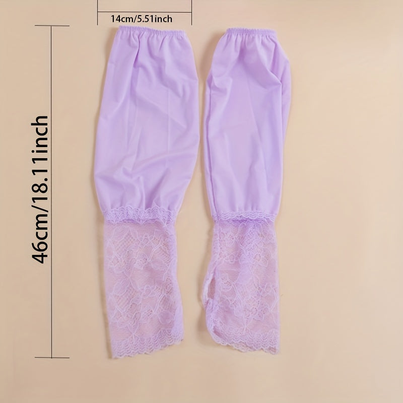 Women's Lace UV Protection Mesh Ice Silk Sleeves