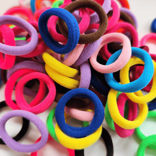 100pcs Elastic Baby Hair Rope Hair Accessories For Toddler Kids Girls