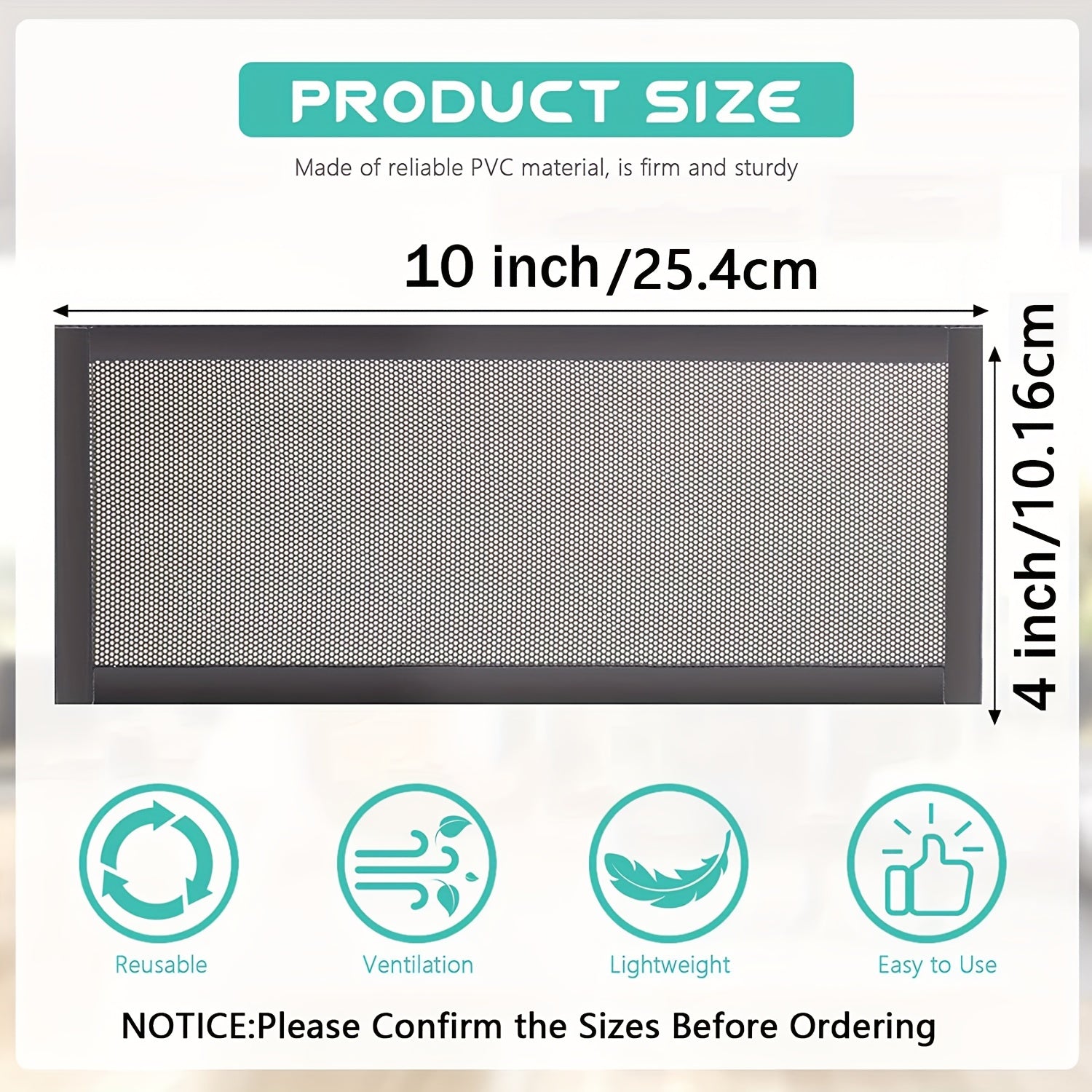 5pcs Sticky Vent Mesh Covers for Home Floor Wall Ceiling Air Vent Filters