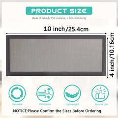 5pcs Sticky Vent Mesh Covers for Home Floor Wall Ceiling Air Vent Filters
