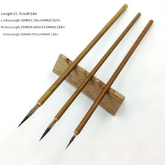 3pcs Set Fine Paint Brush Chinese Calligraphy Brush Pen