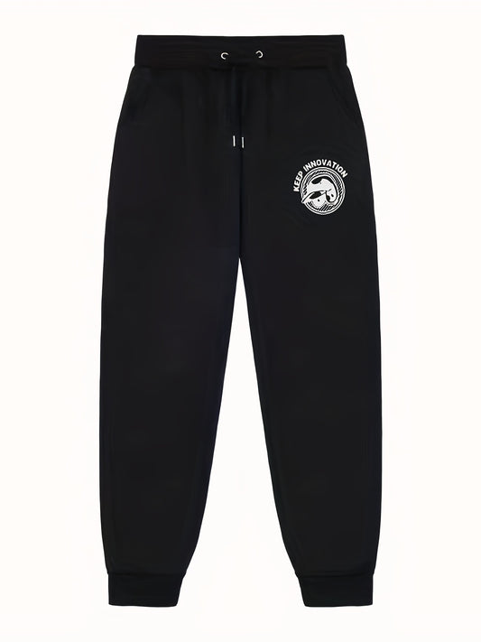 Innovation Print Joggers Men's Casual Sweatpants