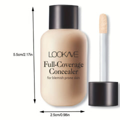 Matte Finish Waterproof Full Coverage Concealer for Dark Circles Acne Blemishes