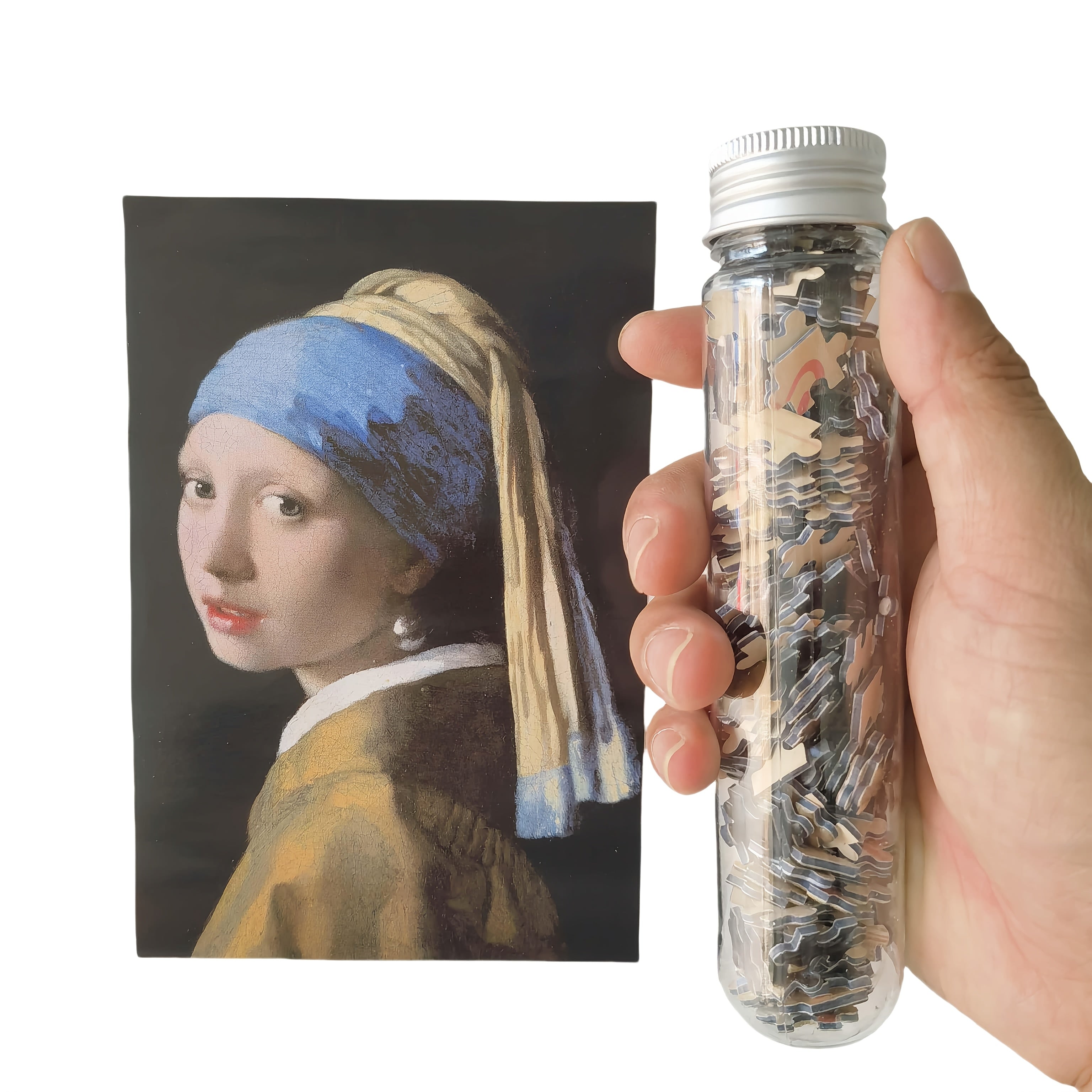 Mini Art Jigsaw Puzzle Vermeer's Girl with a Pearl Earring 150pcs