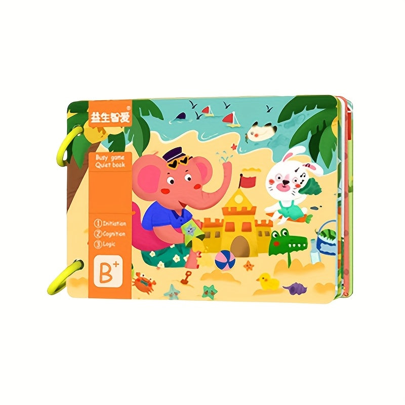 Interactive Quiet Book for Toddlers - Develops Skills & Abilities