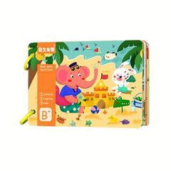Interactive Quiet Book for Toddlers - Develops Skills & Abilities