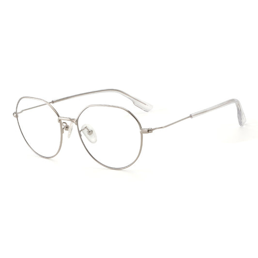 Men's Light Glasses Wire Frame UV Blocking Filter Computer Phone Glasses