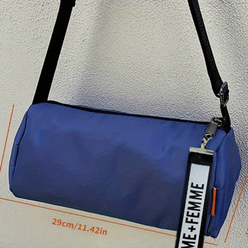 Small Crossbody Boston Storage Pouch Nylon Lightweight Luggage Bag