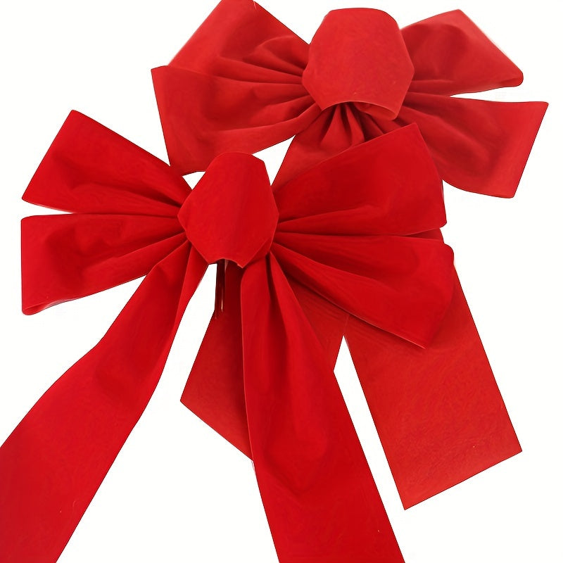 Red Bow Christmas Decoration