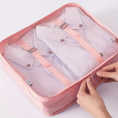 7PCS Travel Clothes Packing Cube Portable Luggage Storage Bag