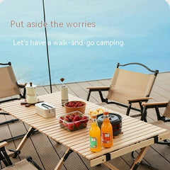 Portable Folding Table for Picnic Camping BBQ