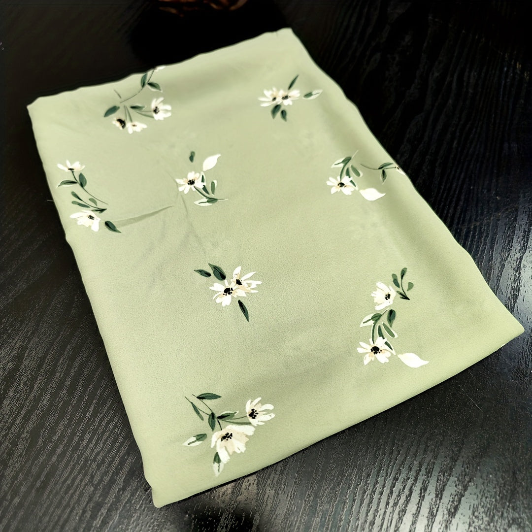 1yd Chiffon Fabric DIY Clothing Pants Dress Fabric artificial Cutting Size