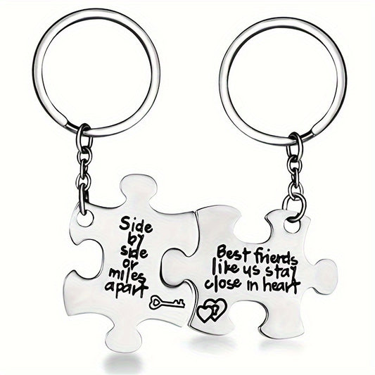 Bestie Gift Keychain Pendant for Car Keys Backpacks Wallets