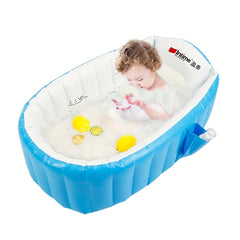 Portable Inflatable Baby Bathtub, Non Slip, Travel-Friendly