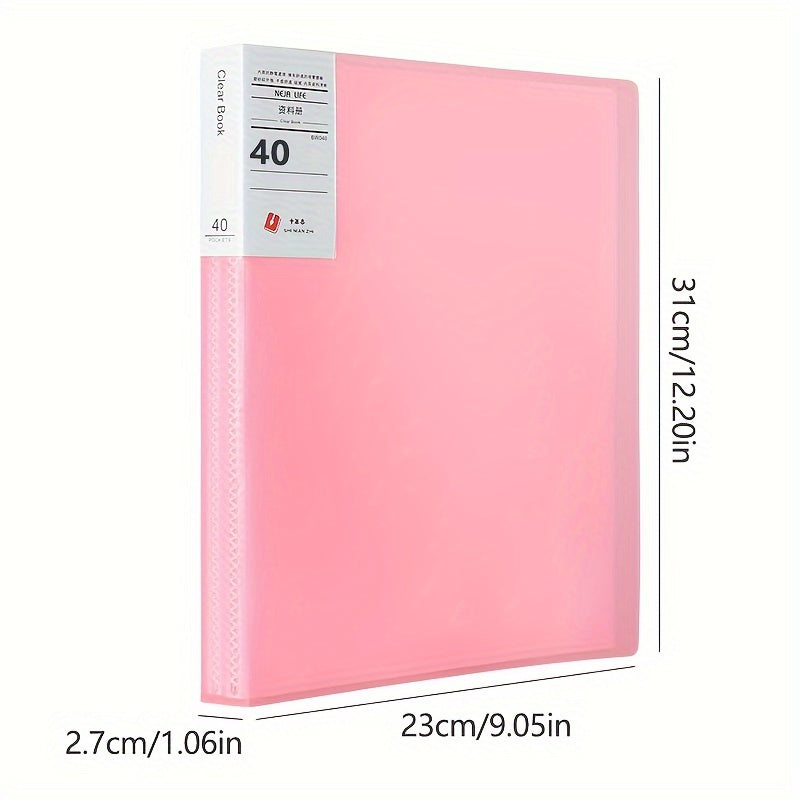 20pcs File Manager Document Organizer Exam Paper Storage Folder