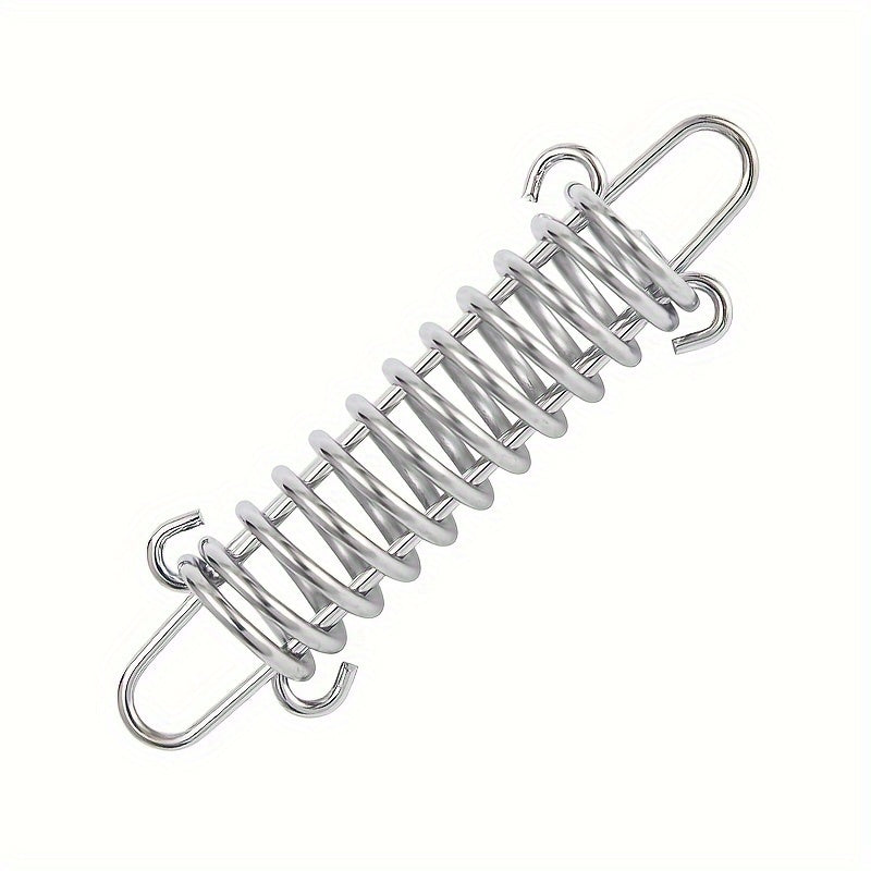 4pcs Tent Spring Wind Rope Buckles Camping High Strength Steel Rope Buckle