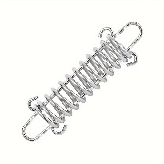 4pcs Tent Spring Wind Rope Buckles Camping High Strength Steel Rope Buckle