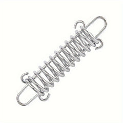 4pcs Tent Spring Wind Rope Buckles Camping High Strength Steel Rope Buckle