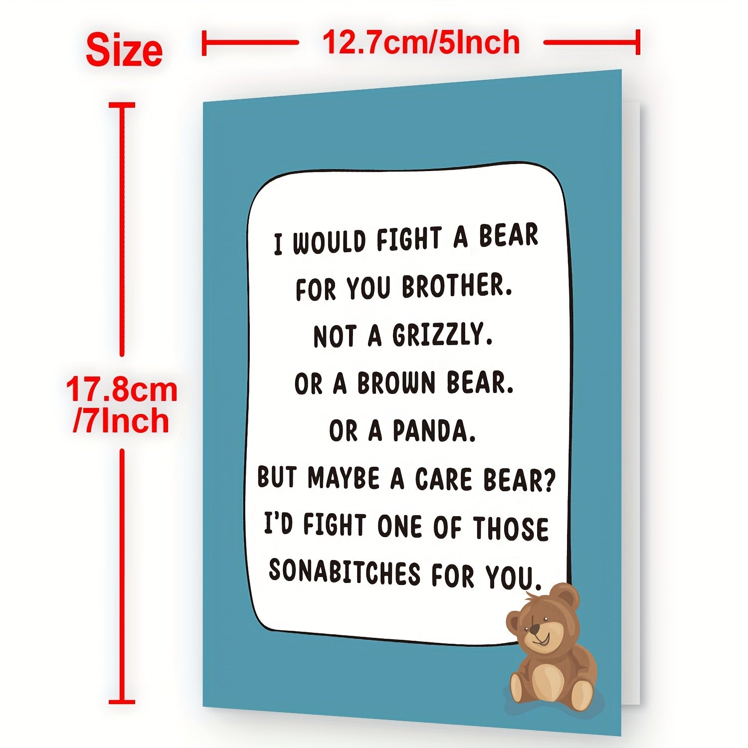 Funny Brother Birthday Card - Birthday Card For Brother