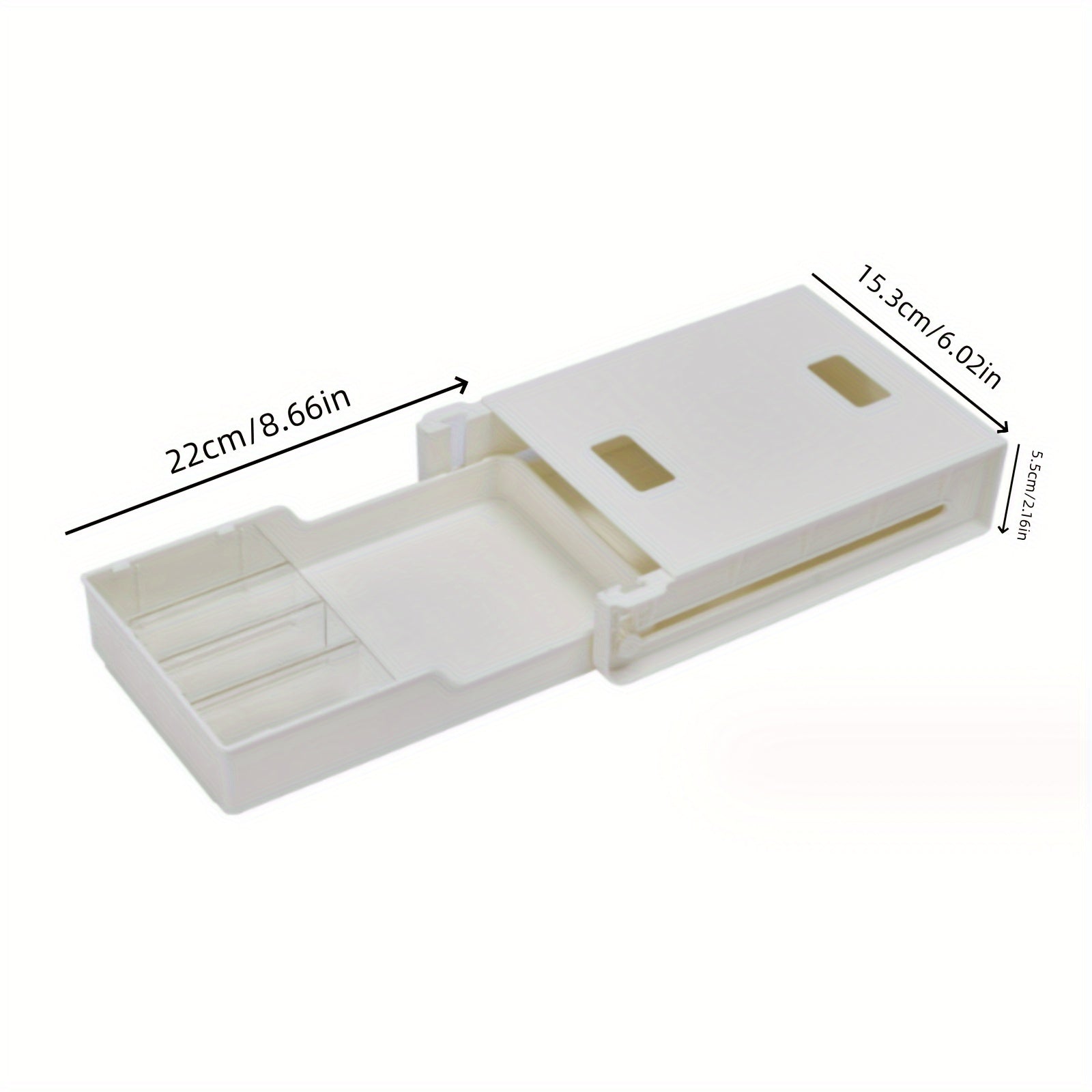 Hidden Pen Box Table Drawer Wall-mounted Desktop Stationery Box